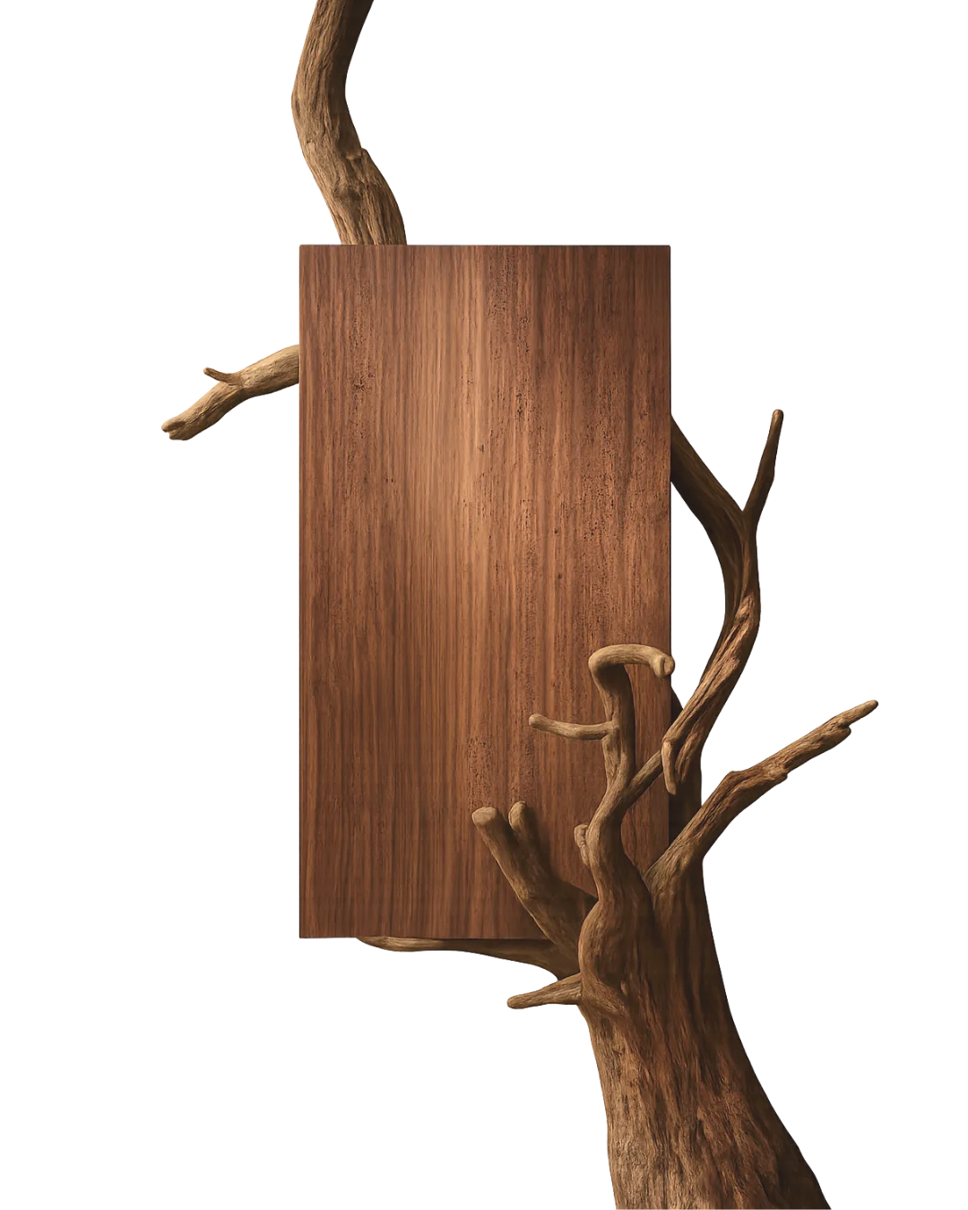 Sculpted hardwood detail handcrafted in the Gepetto Ébénisterie atelier in Boucherville, Québec