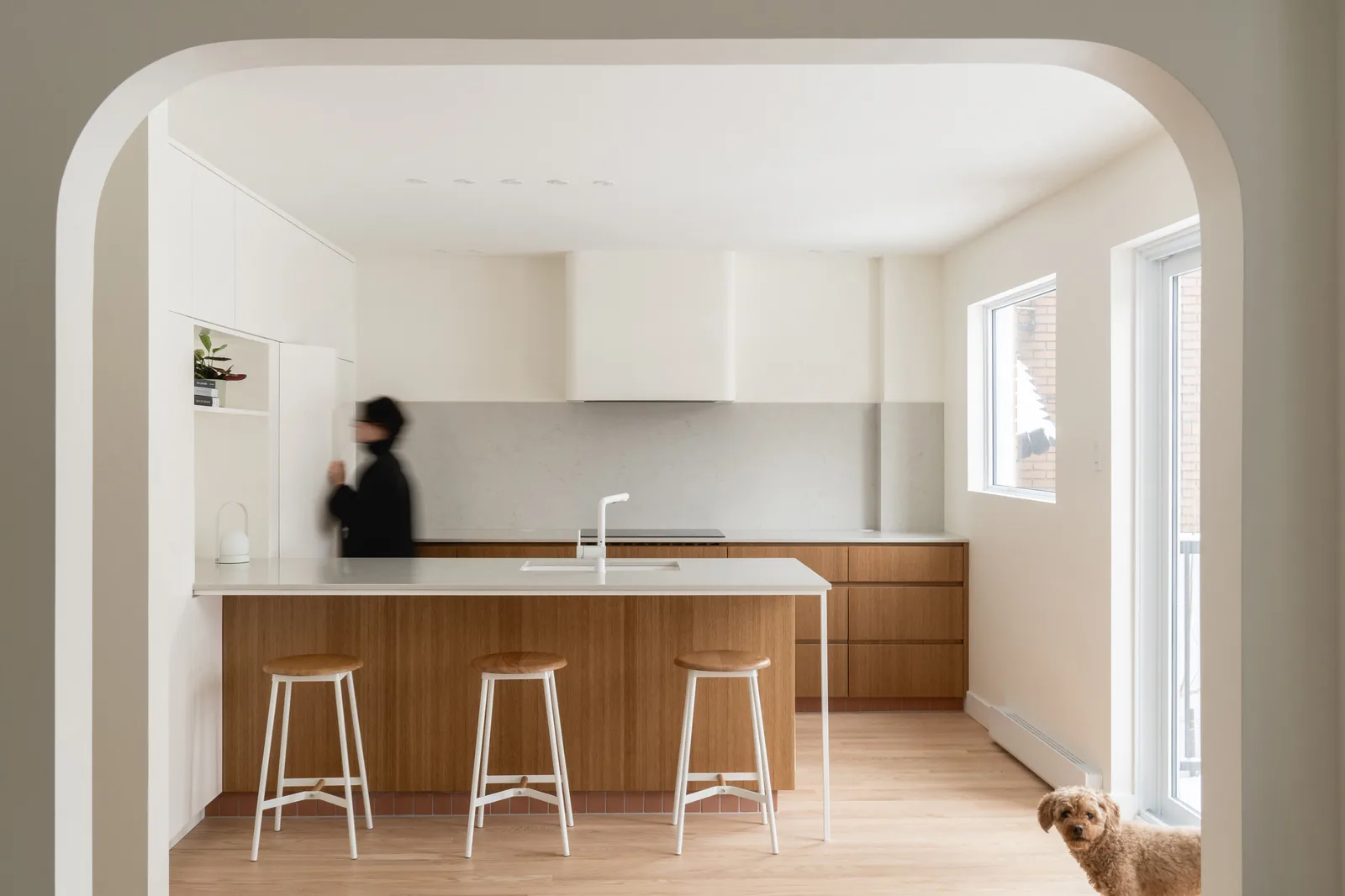 Roslyn · custom millwork project by Gepetto Ébénisterie, Montréal
