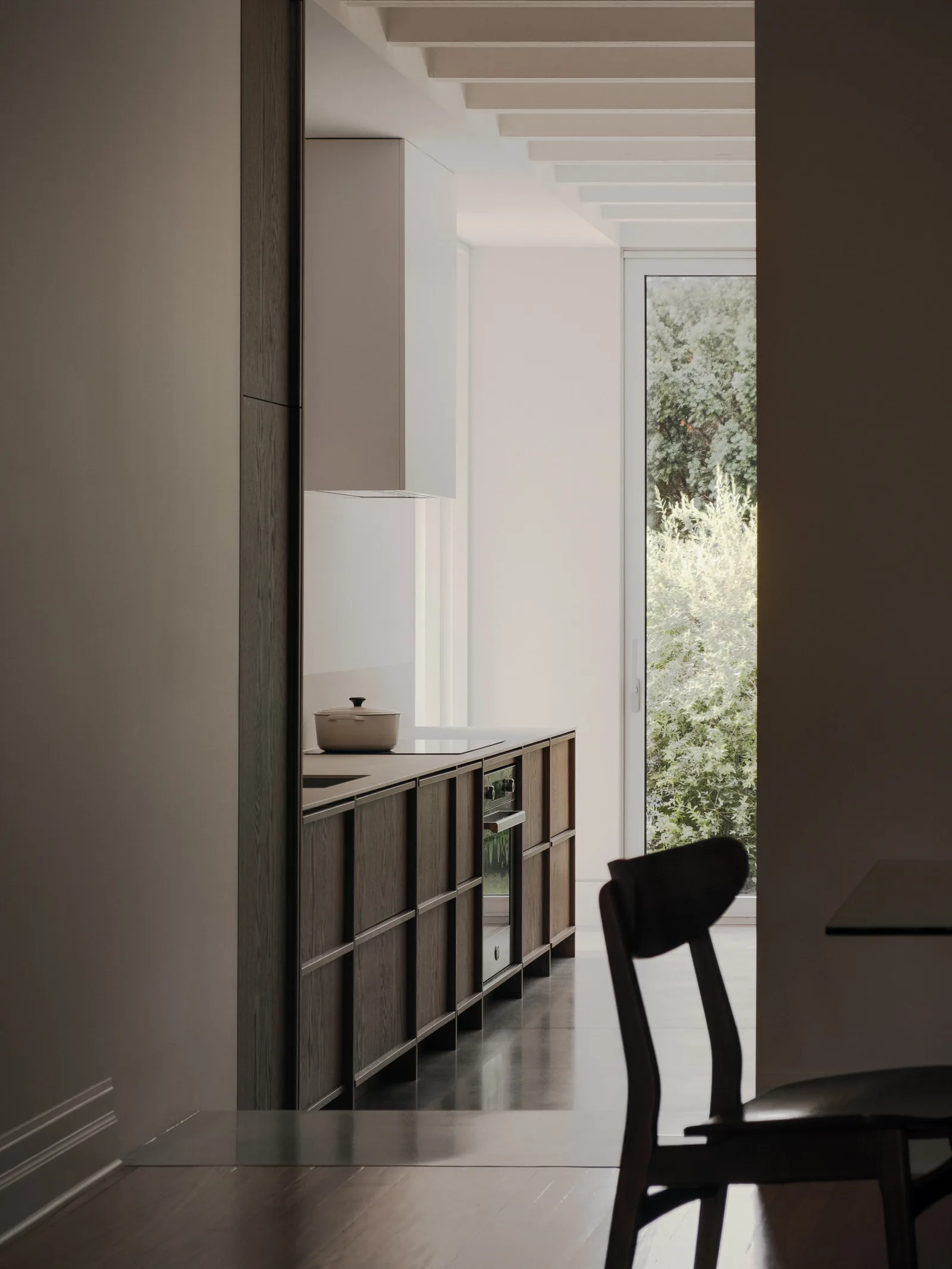 Birch Table · custom millwork project by Gepetto Ébénisterie, Montréal